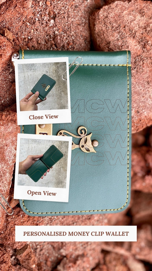 Personalised Money Clip Wallet