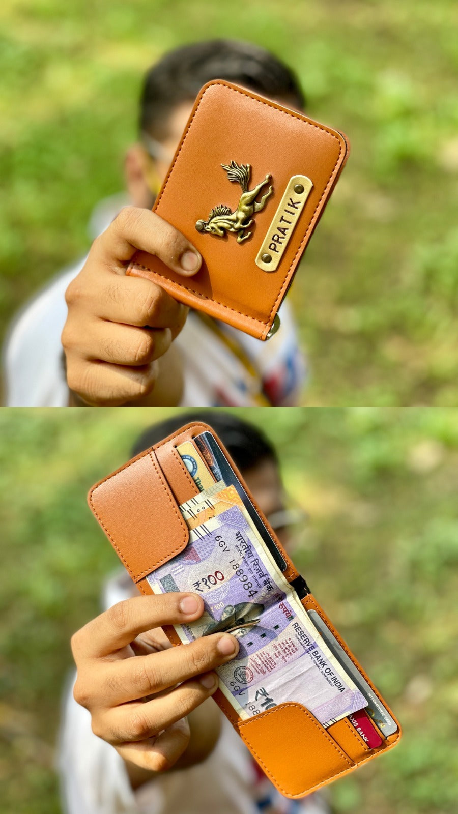 Personalised Money Clip Wallet