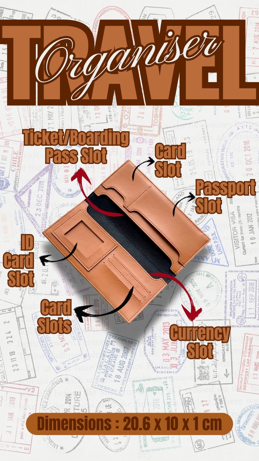 Personalised Travel Organisers