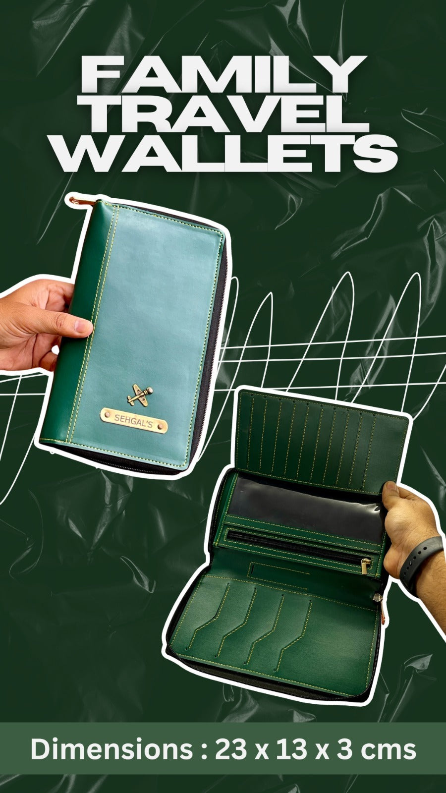 Personalised Family Travel Wallets