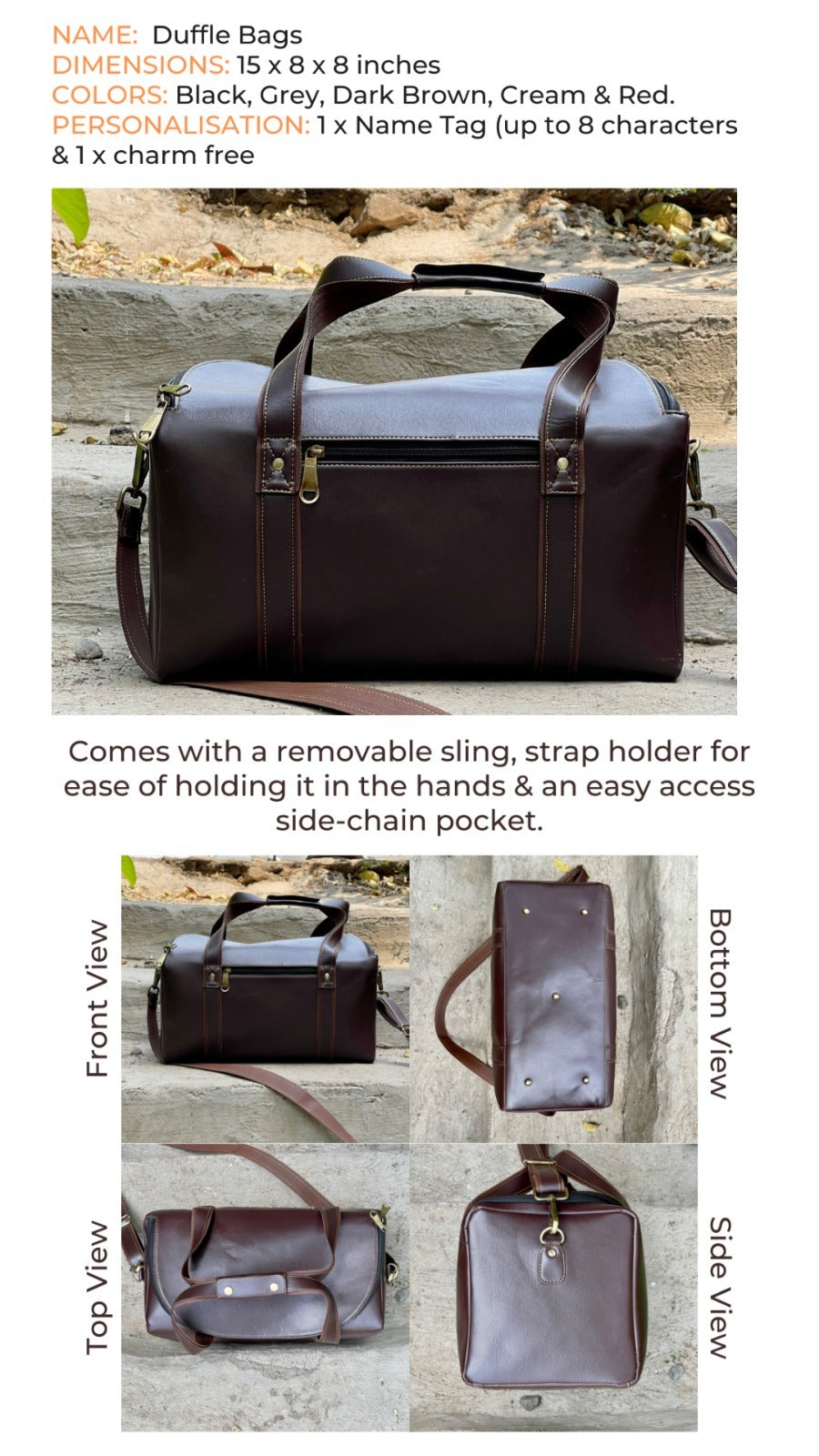 Personalised Duffle Bag