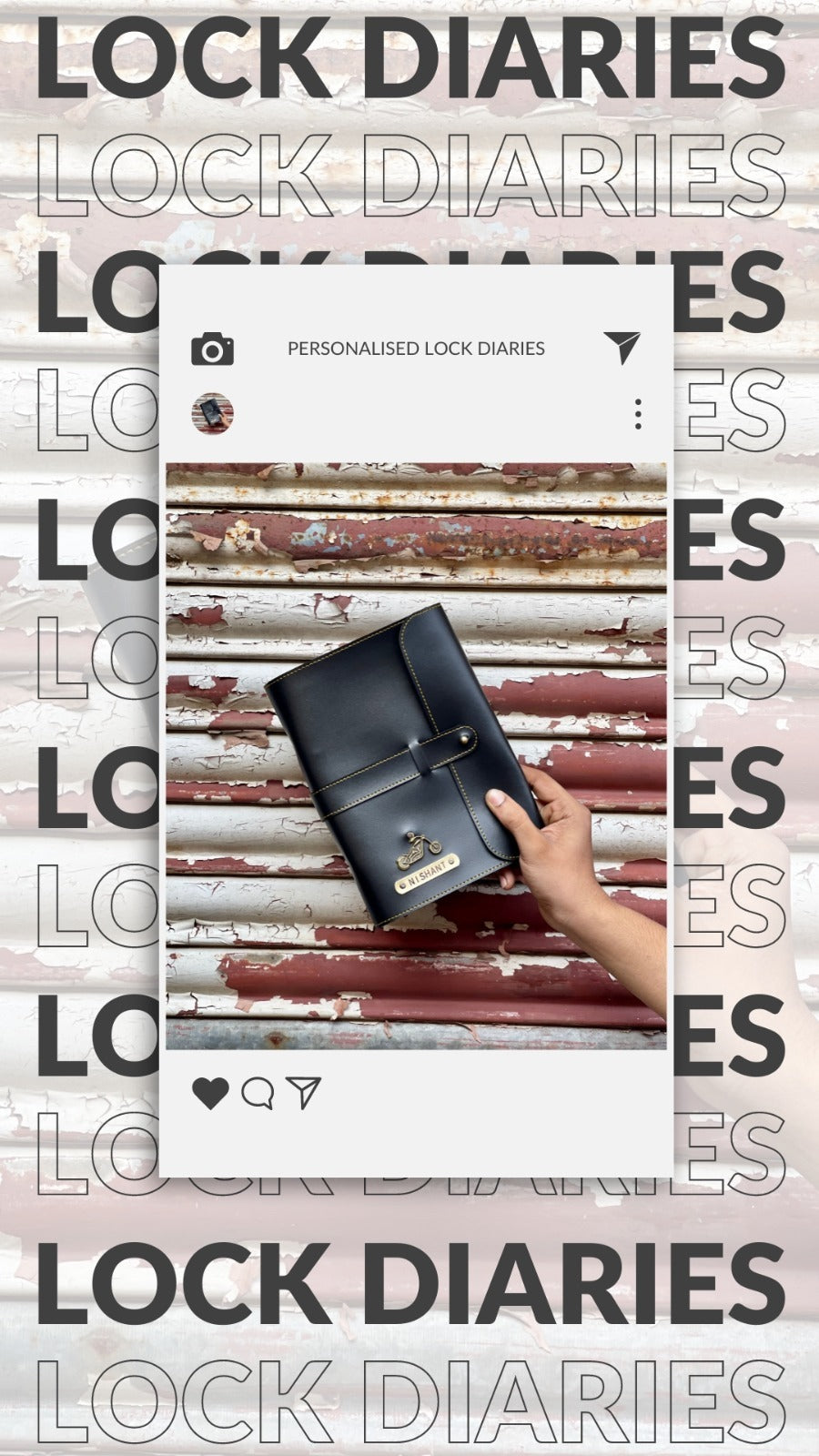 Personalised Lock Diaries