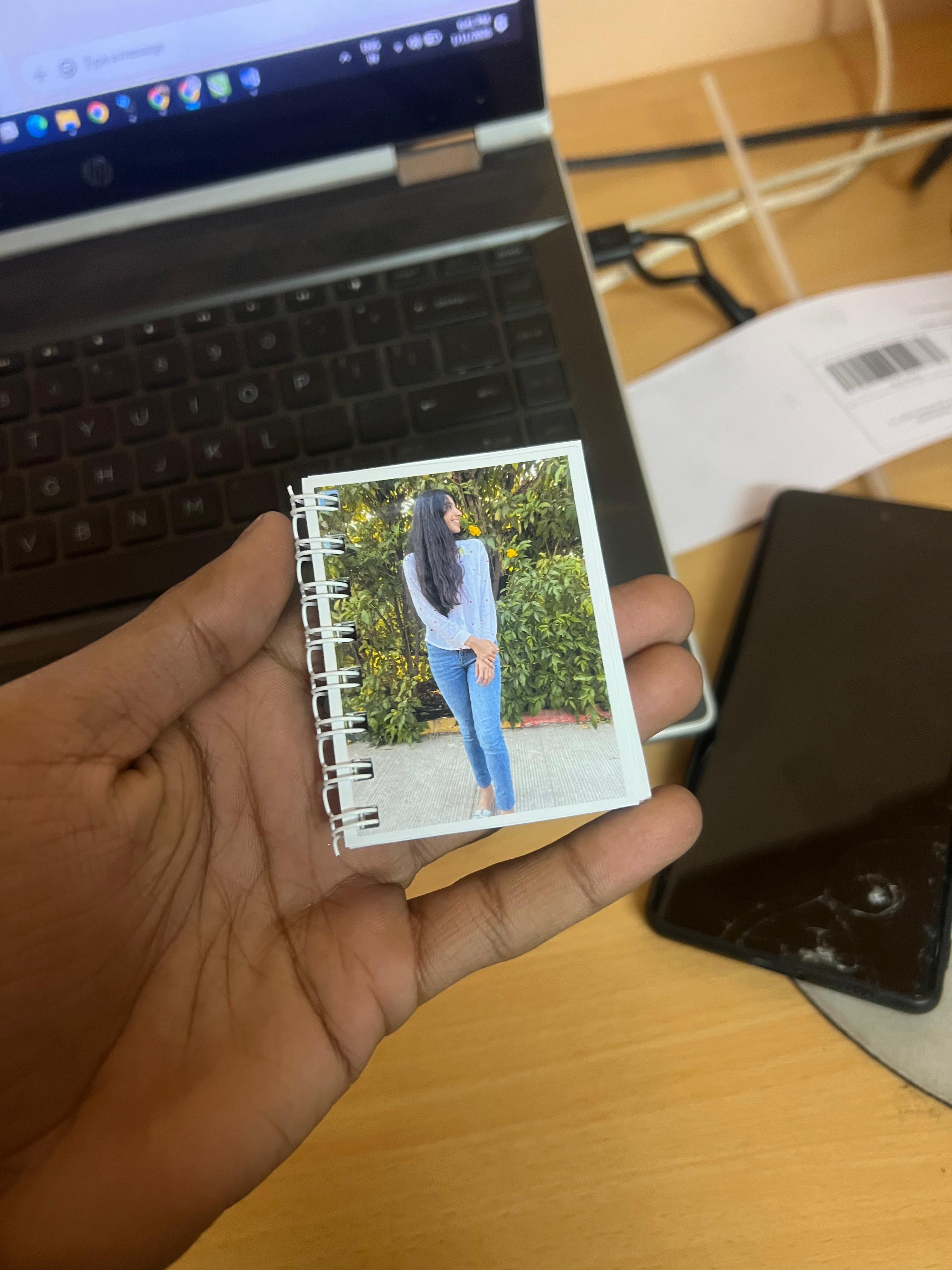 Custom Mini Photo Flip-Book – Personalized Pocket Album