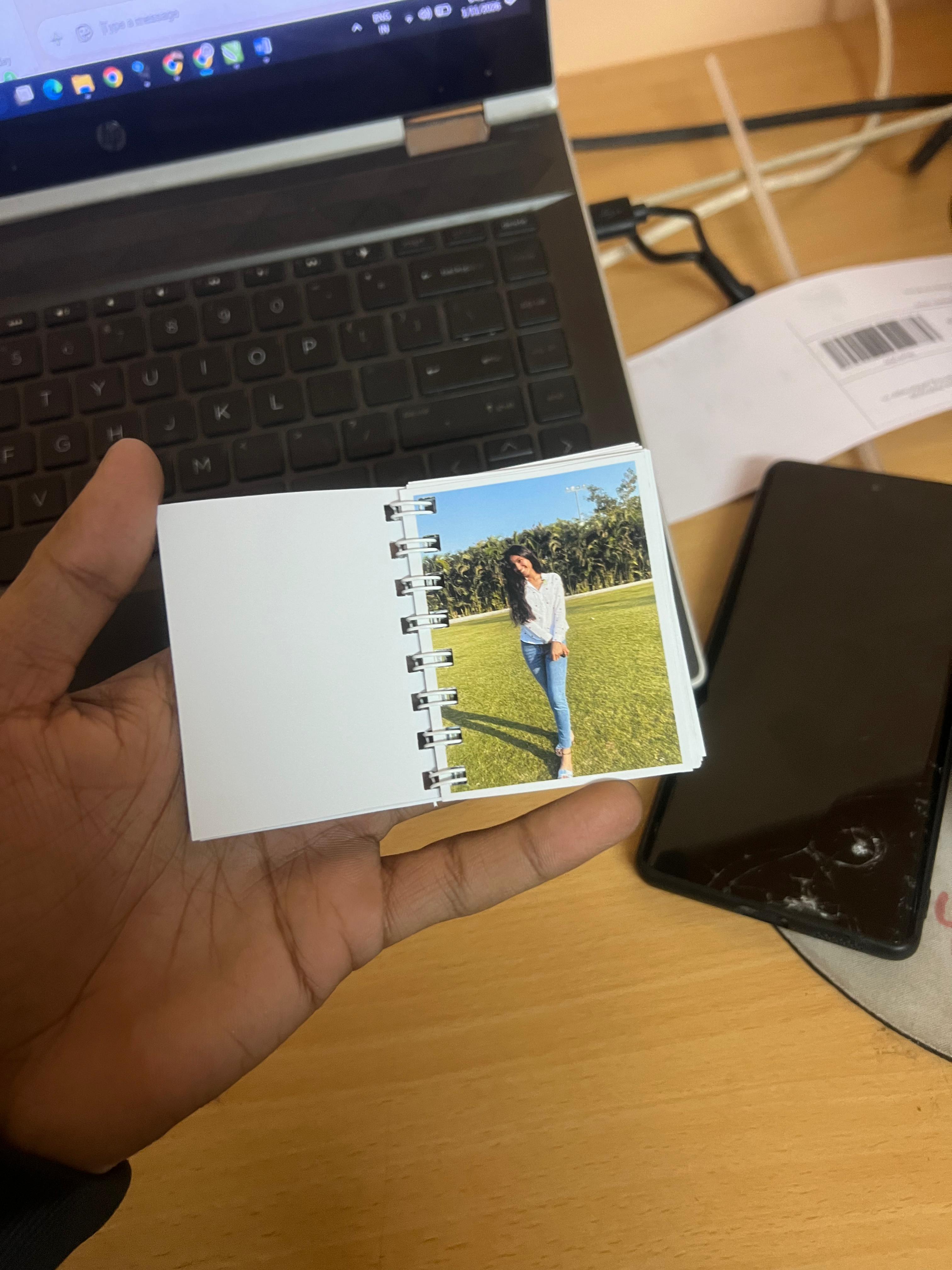 Custom Mini Photo Flip-Book – Personalized Pocket Album