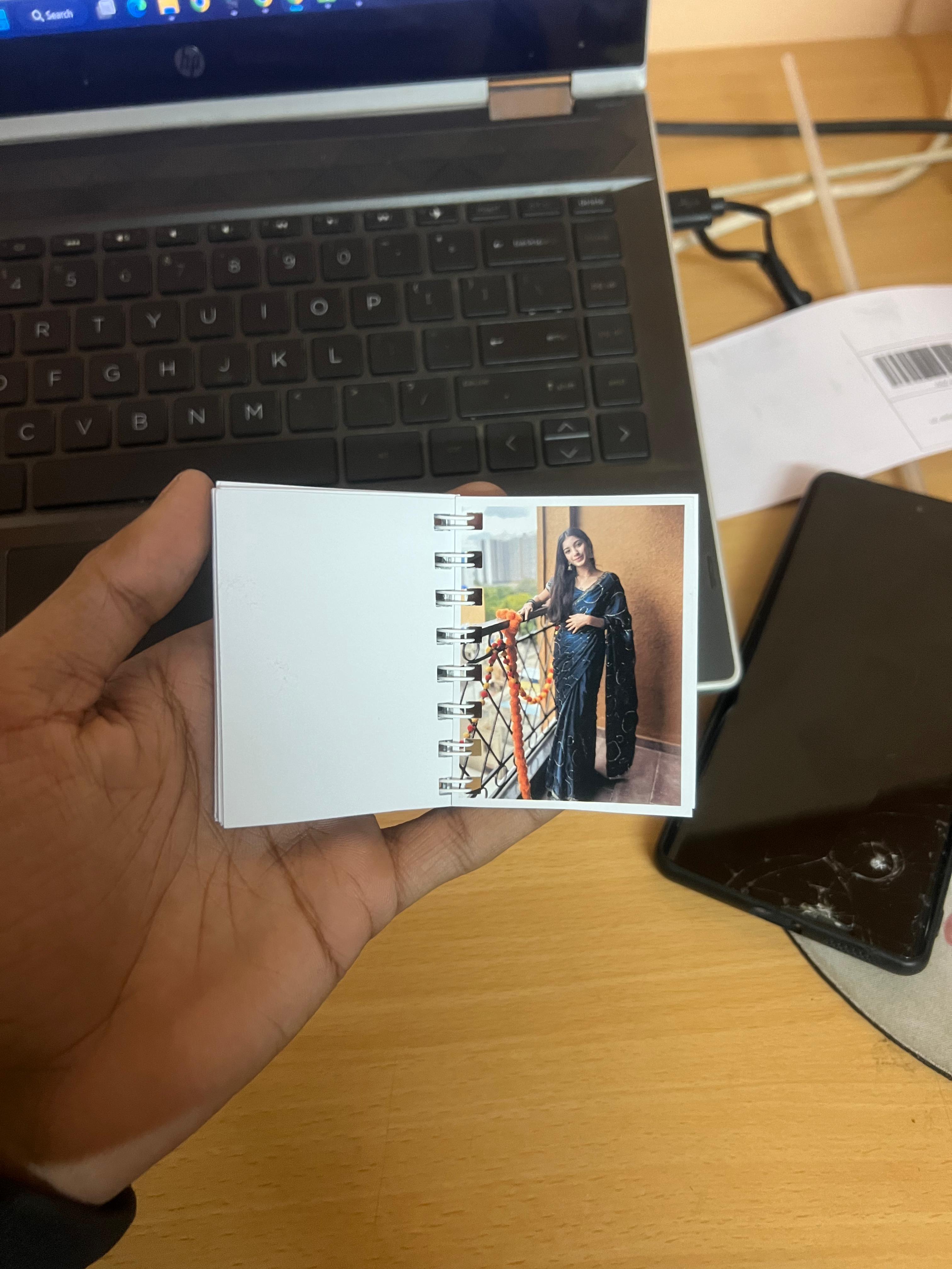 Custom Mini Photo Flip-Book – Personalized Pocket Album