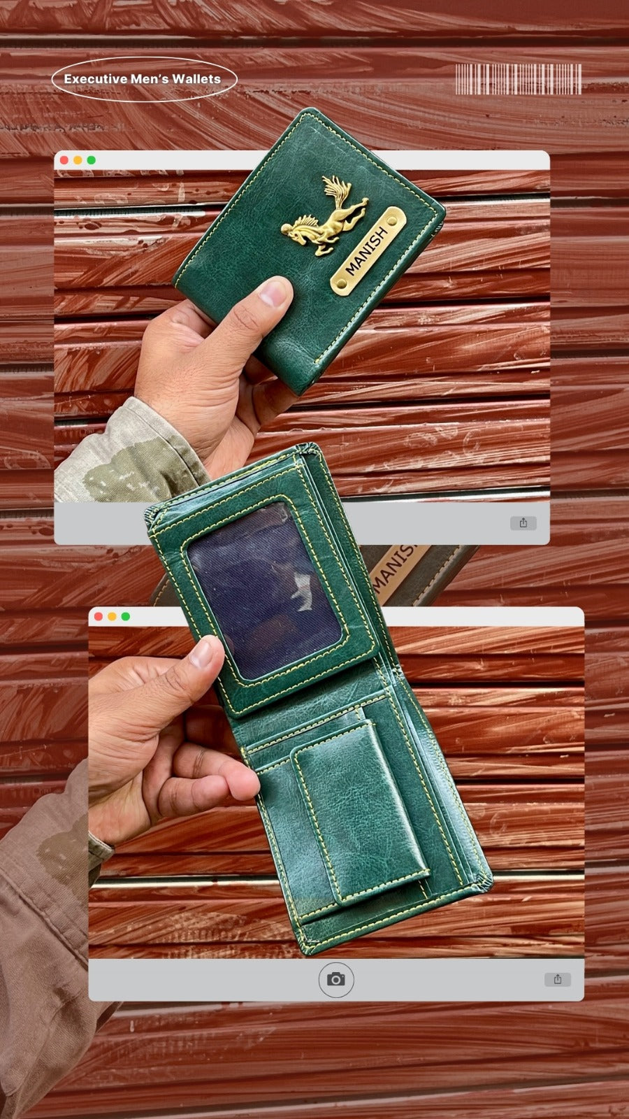 Personalised Executive Men's Wallets