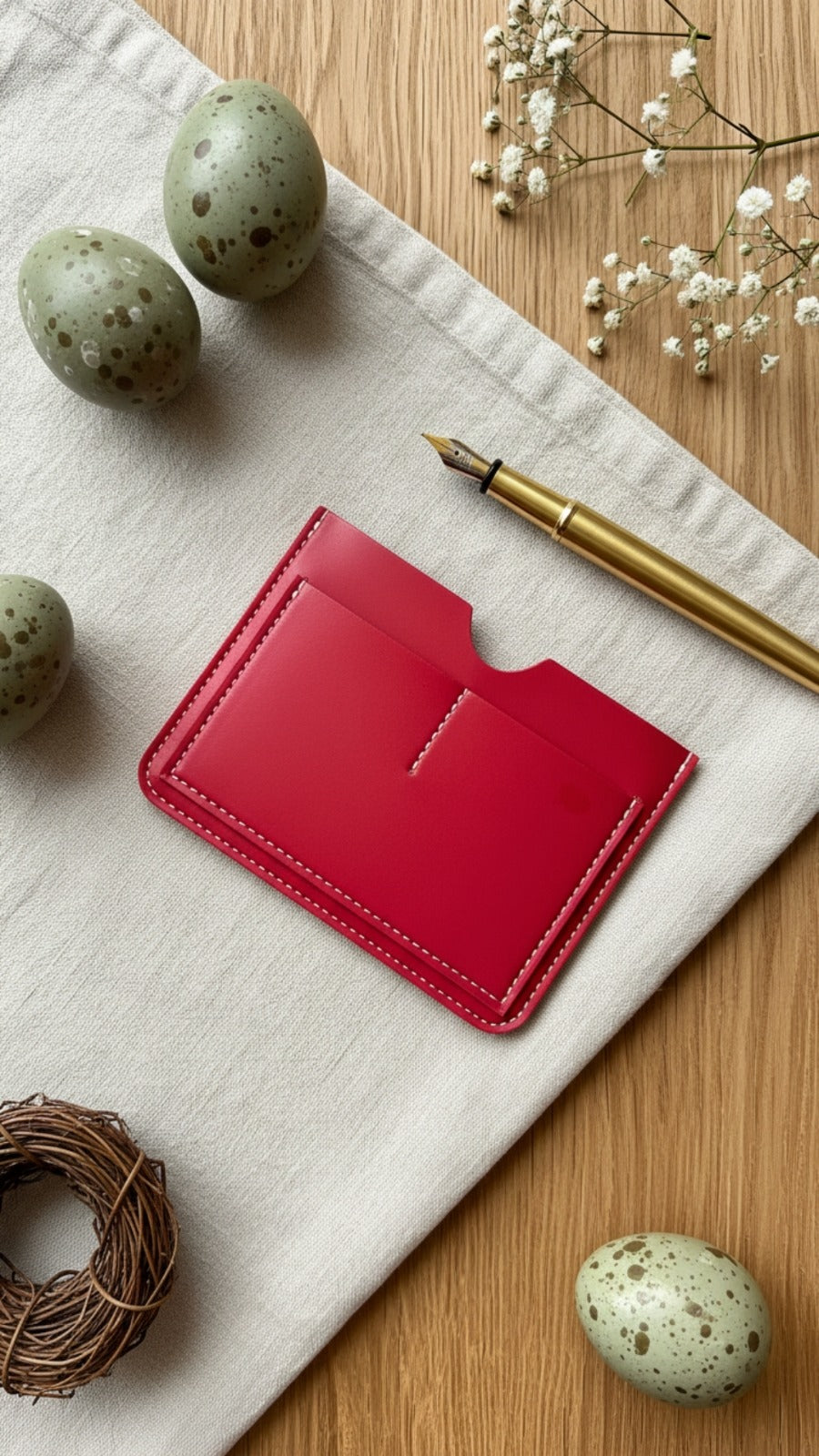 Personalised Passport Wallet with Name Tag & Charm | Premium Travel Organizer
