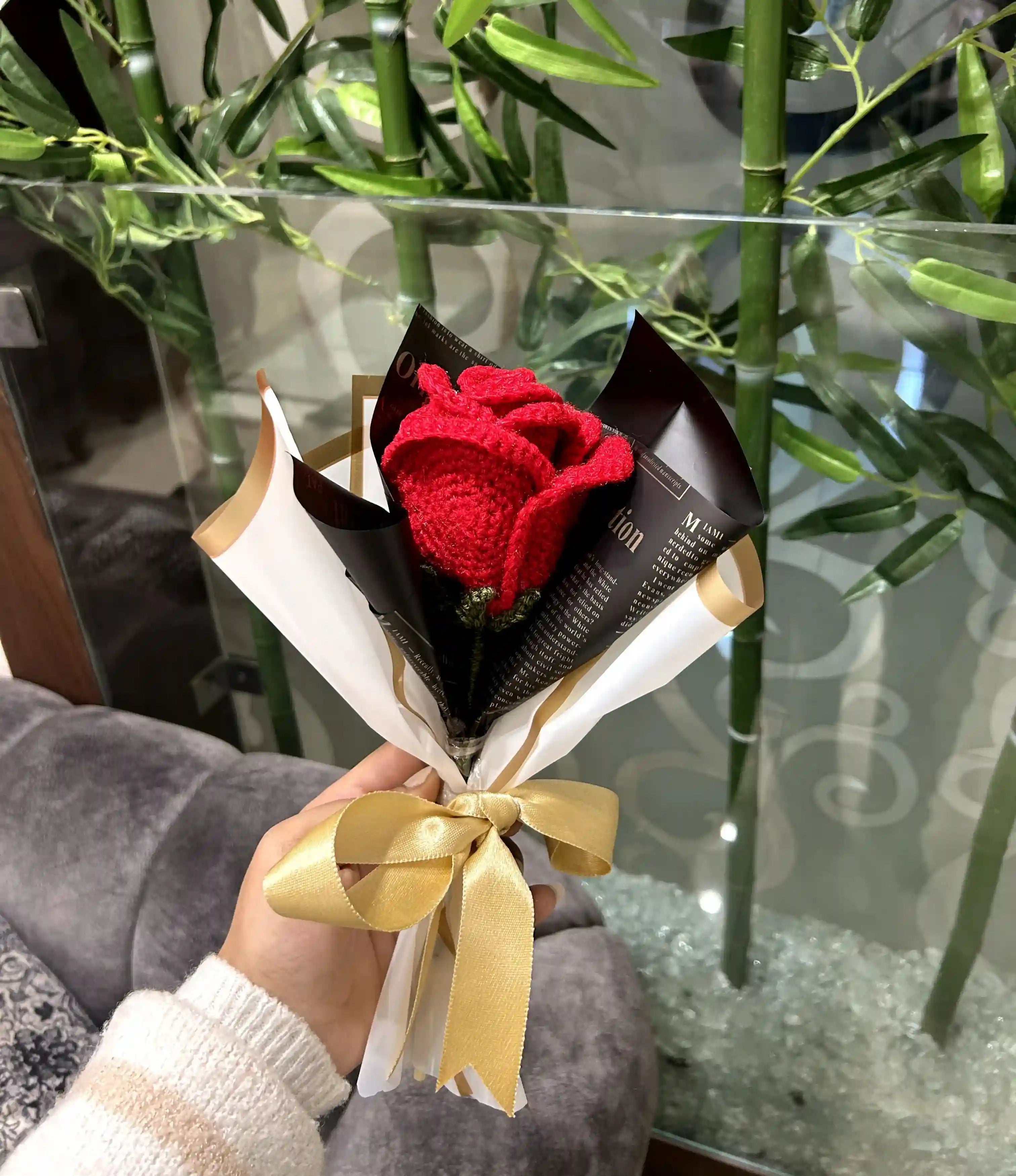 Crochet XL Rose Bouquet