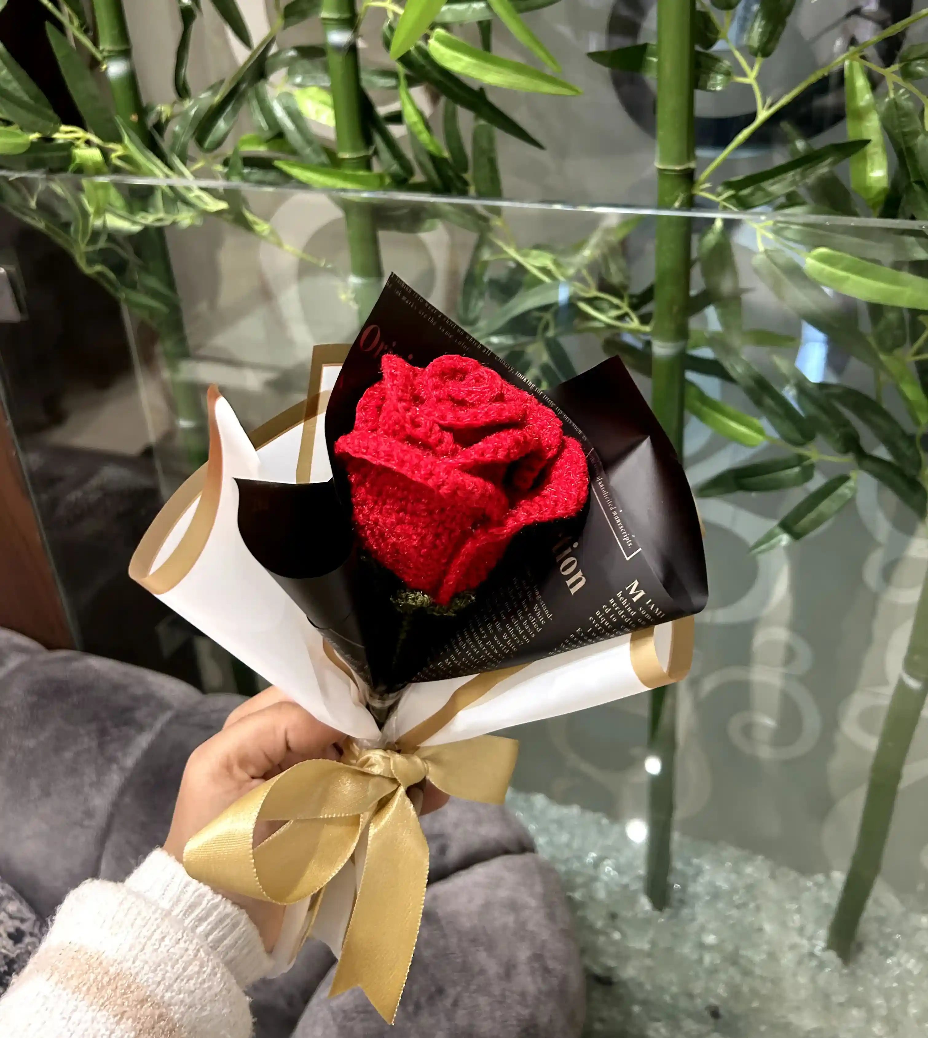 Crochet XL Rose Bouquet