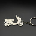 Personalised Suzuki Burgman Keychain - Scooter Rider's Special Gift