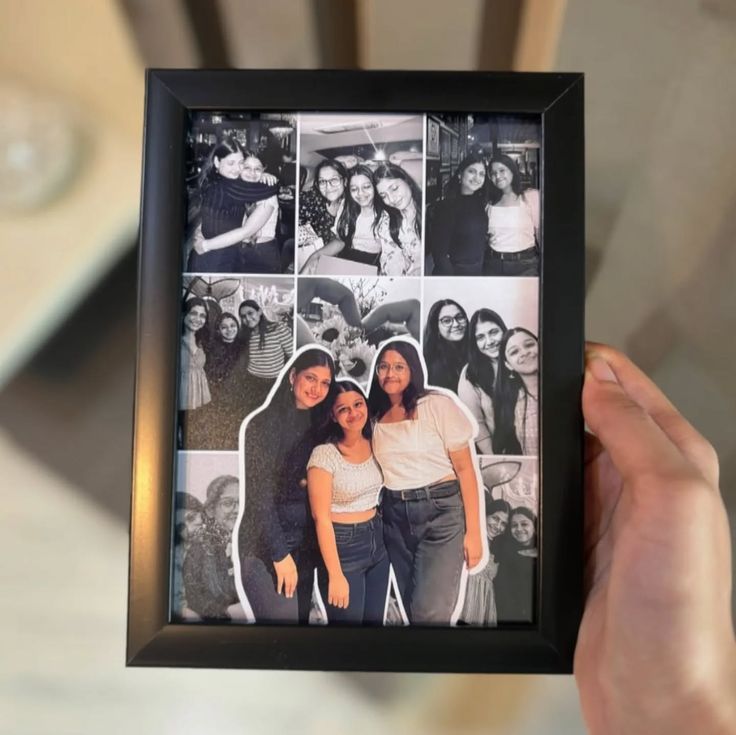 Personalized 3D Photo Frame(5*7) Collage for Best Friends