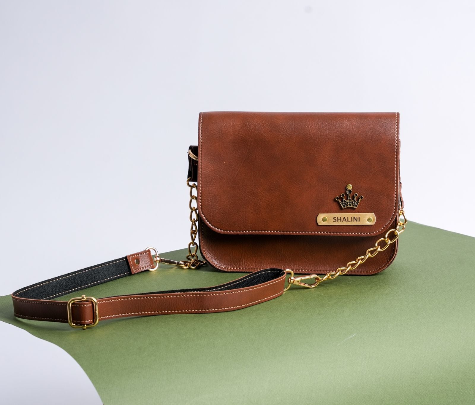 NEXON Sling Bag with Custom Name Plate & Charms