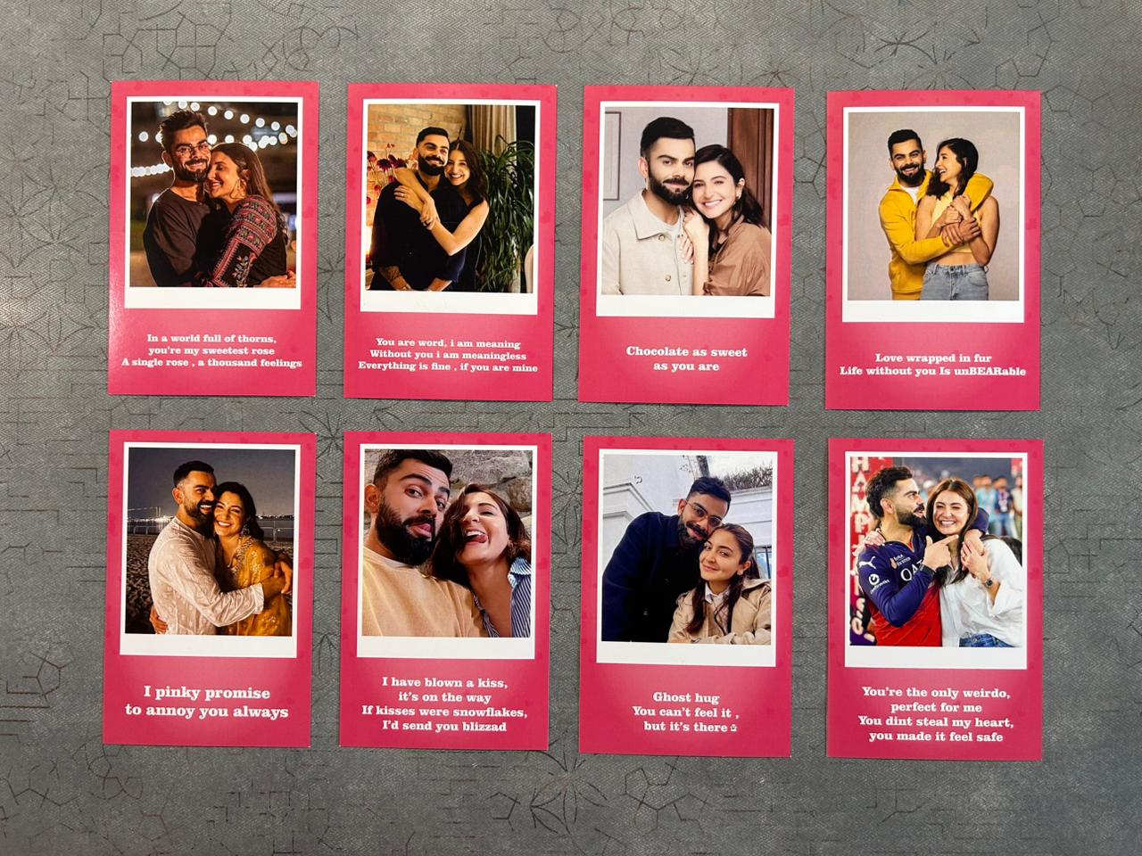 Customized  Valentine’s Week Polaroid Cards - 8-Day Love Calendar Gift Set