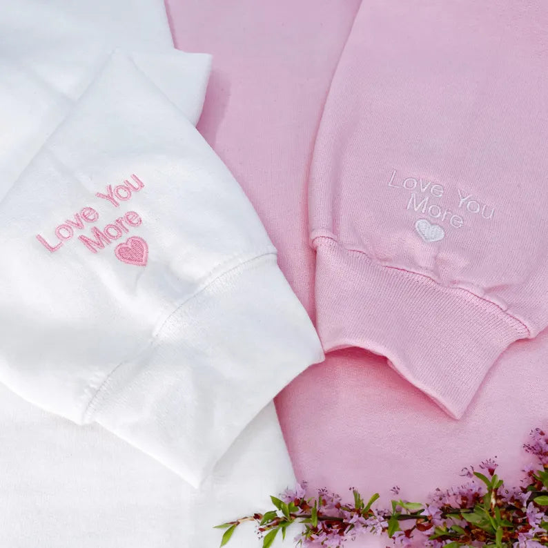 Cute Dino Matching Couple Hoodie, Personalized Roman Numeral Sweatshirt Set