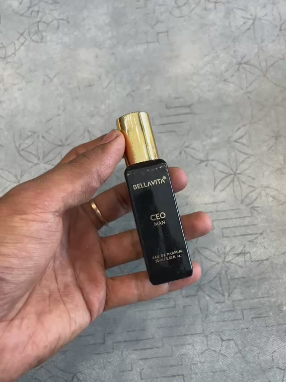 Personalized Mini BellaVita Perfume 20ml with Custom Name | CEO Man & Aqua Skai Fragrances