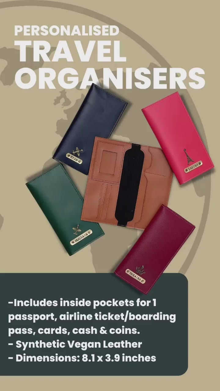 Personalised Travel Organisers