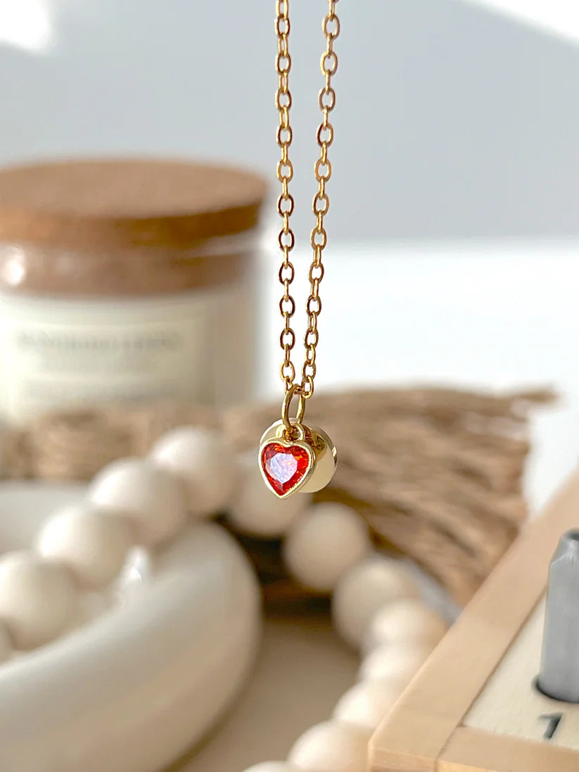 Secret love initial pendant