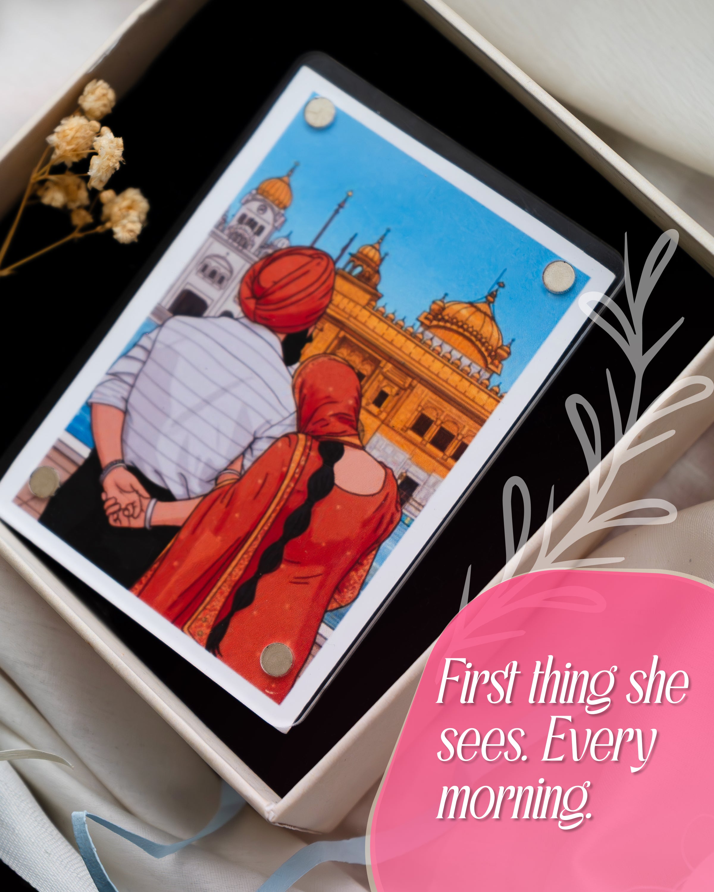 Personalised Gift Hamper for Her | Custom Name Necklace, Photo Frame & Tumbler Box