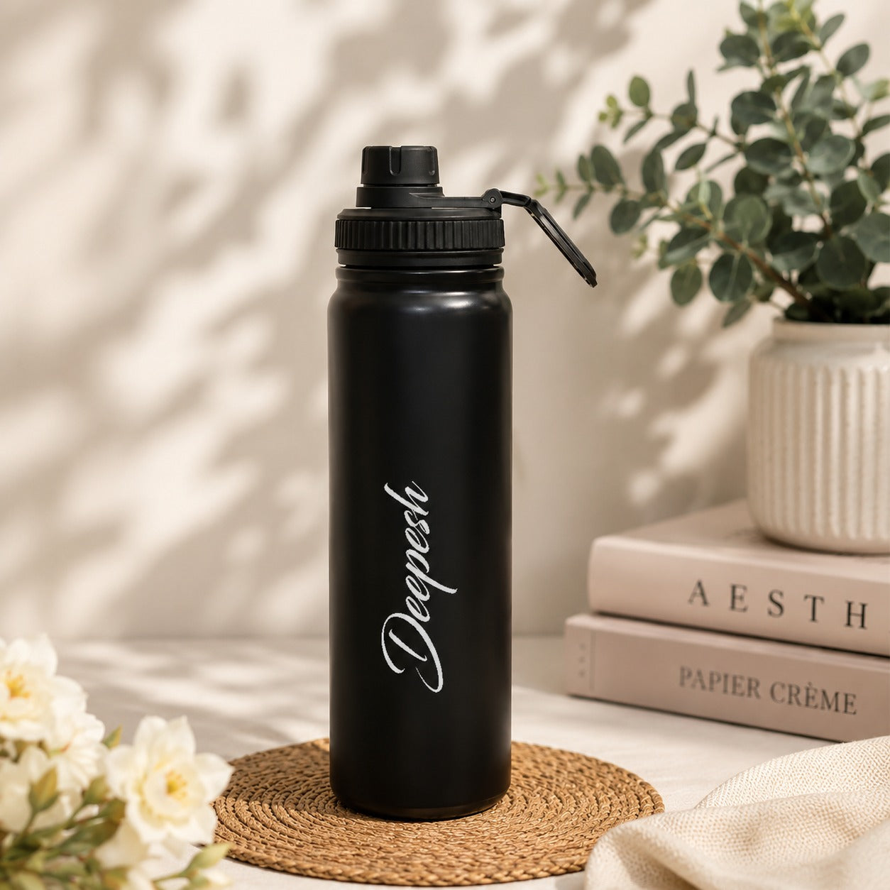Personalized 800ml Hot & Cold Insulated Sipper Bottle