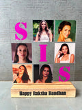 Customized Raksha Bandhan Acrylic Photo Frame for Brother & Sister