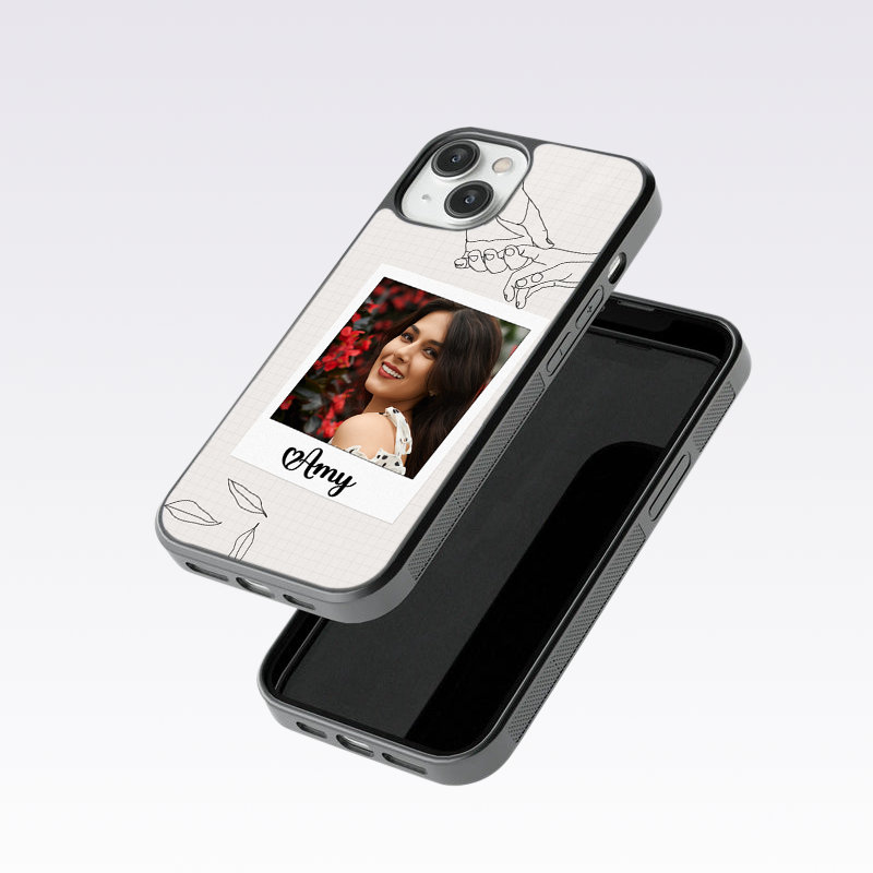 Aesthetic Pattern Custom Photo Glass Case