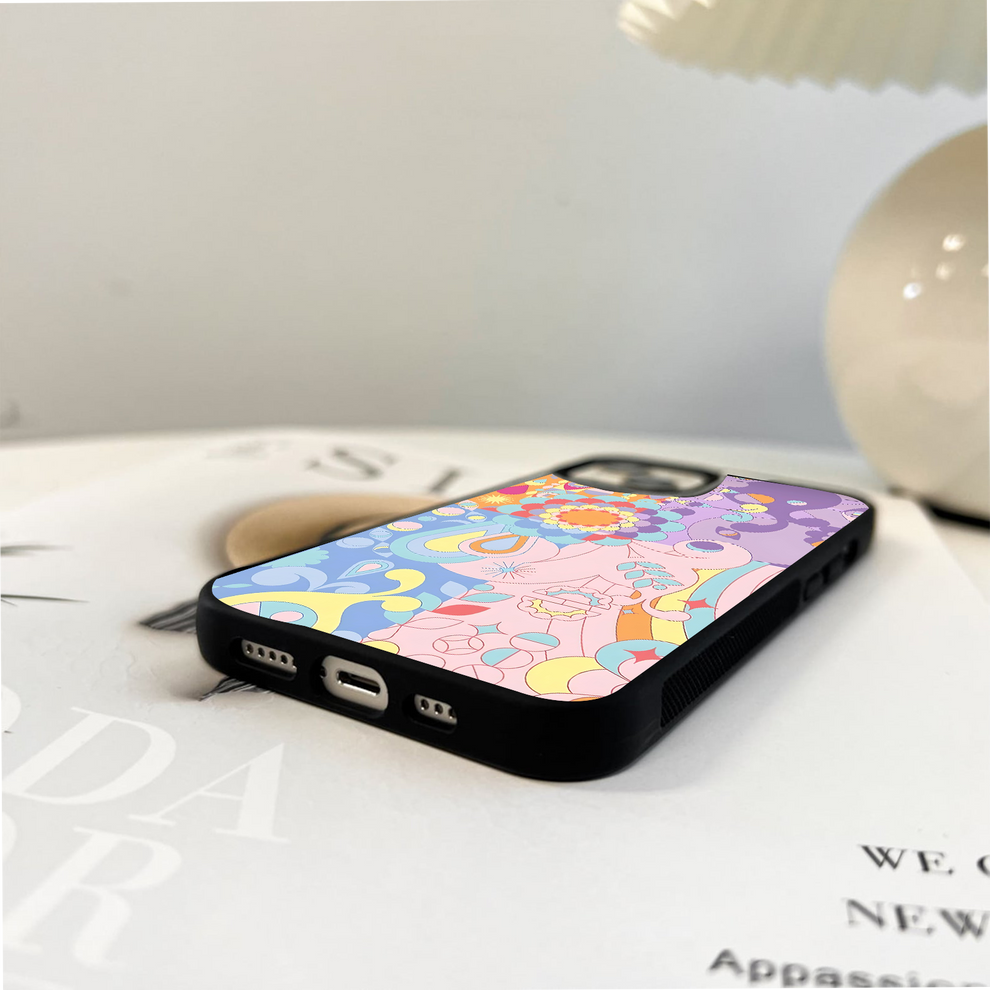 Blush Bloom Harmony Glass Case