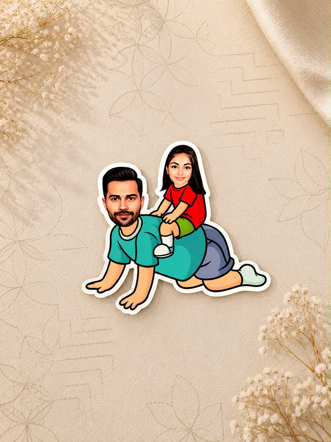 Personalized Raksha Bandhan Fridge Magnet |