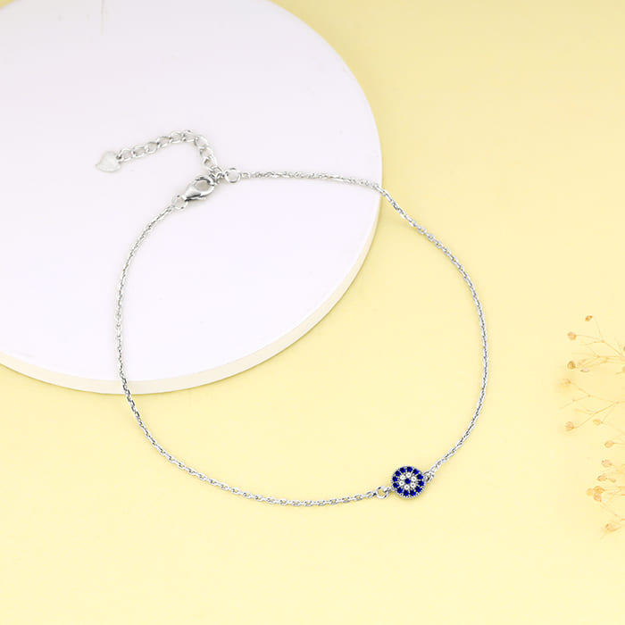 Nazar anklet close up photoshoot 