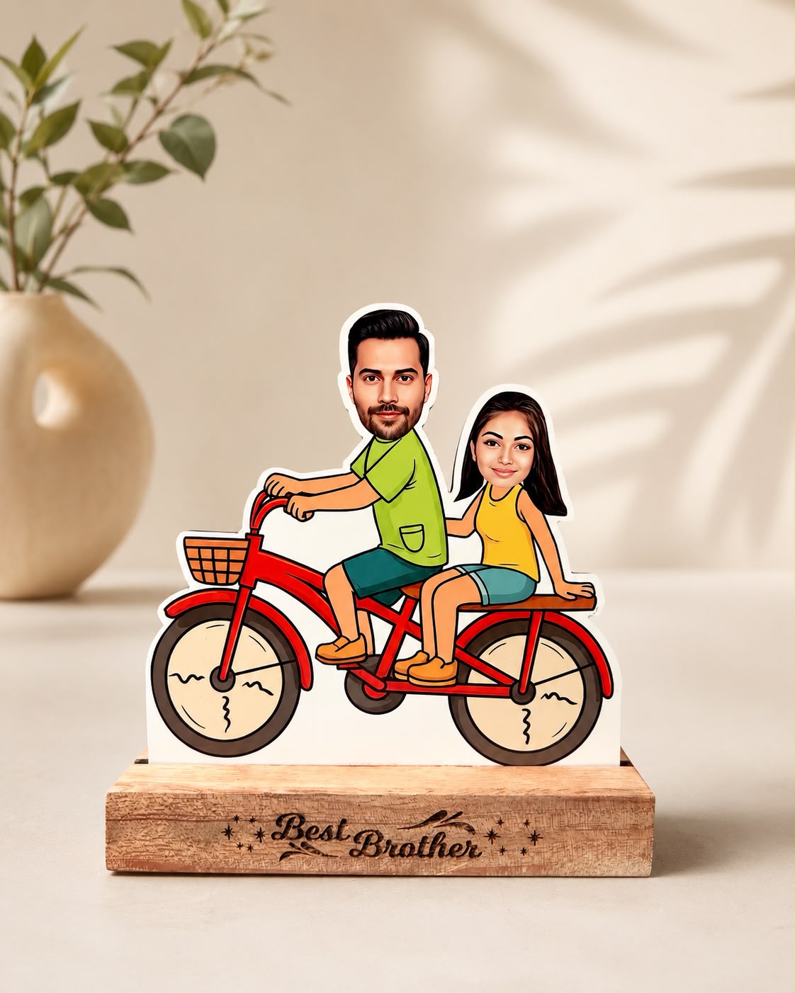 Raksha Bandhan Custom Photo MDF Table Top Standee