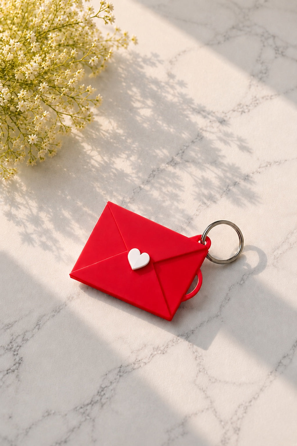 Personalised Mini Envelope Photo Keychain – Custom Love Memory Gift