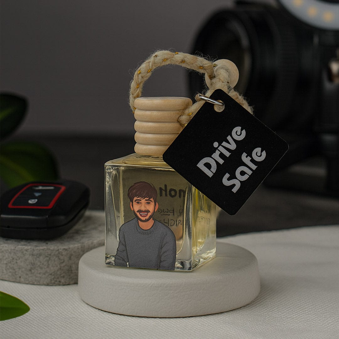 Personalized Car Perfume with Drive Safe Tag – ₹499 Free Shipping