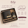 Personalised Father’s Day Gift Combo for Dad – Custom Wallet, Photo Keychain & Pen Set