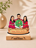 Raksha Bandhan Custom Photo MDF Table Top Standee