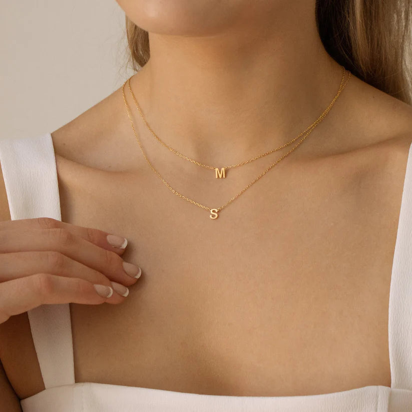 Minimal initial necklace