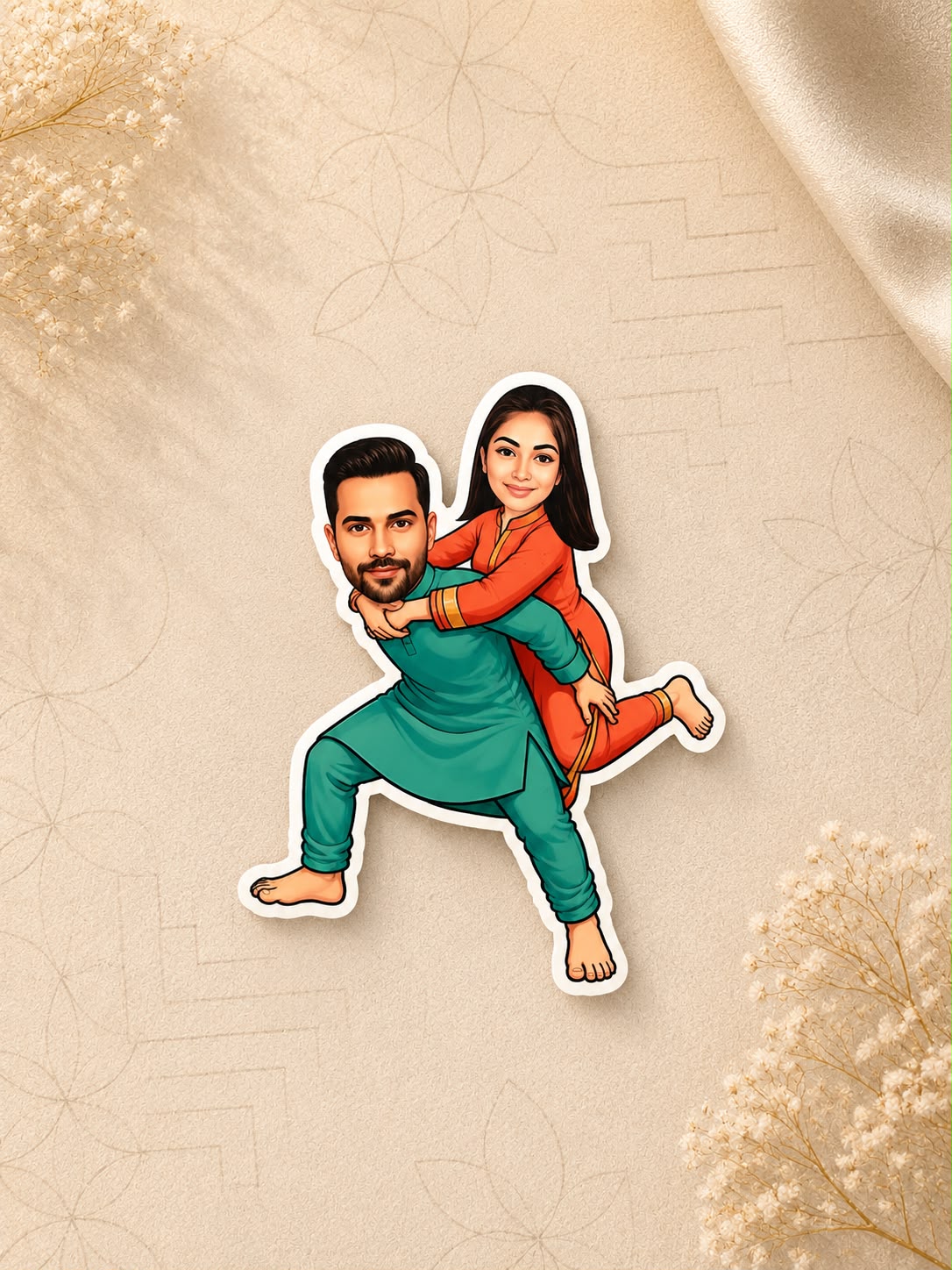Personalized Raksha Bandhan Fridge Magnet |