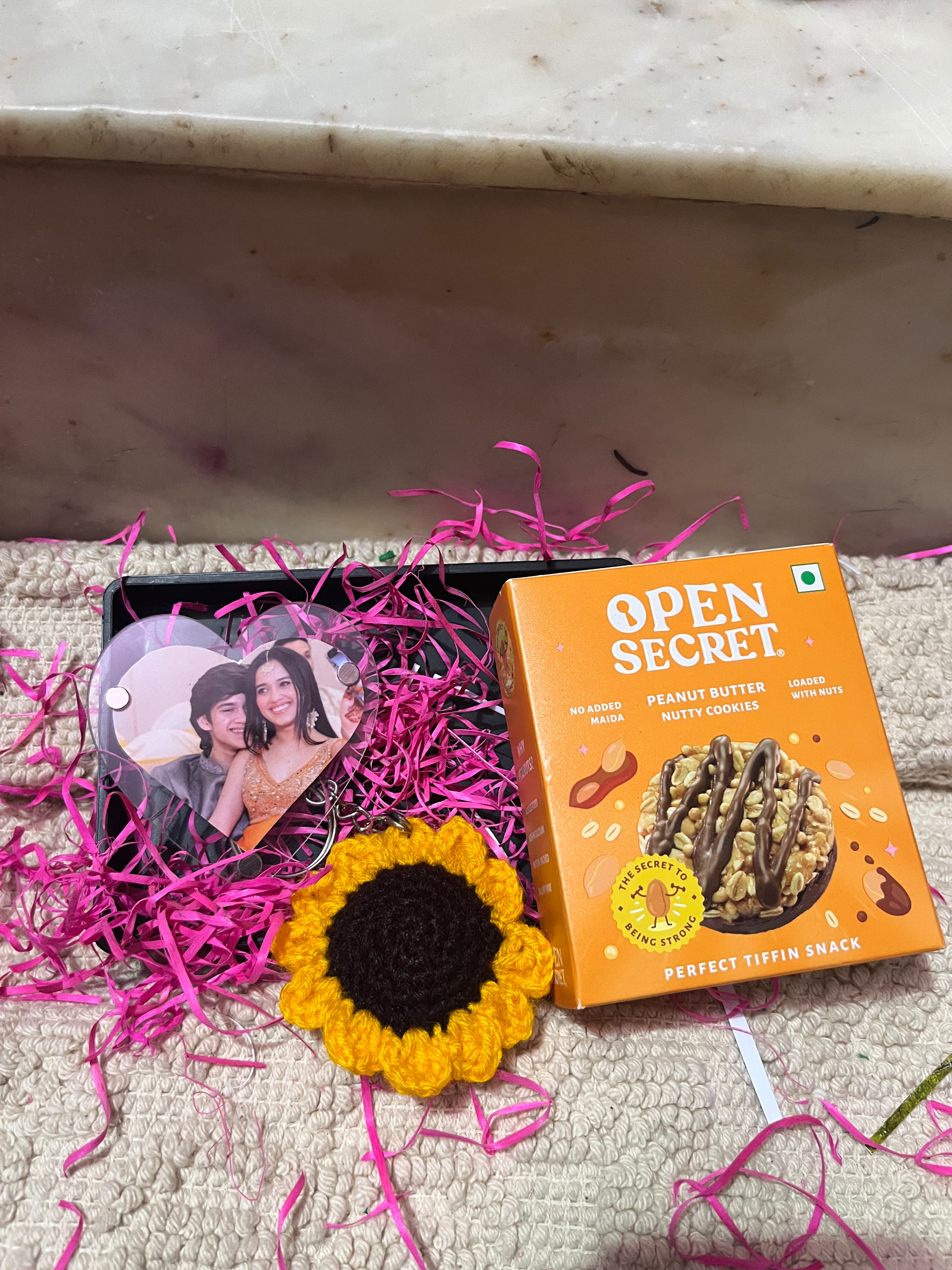 Custom Memory Gift Hamper with Acrylic Photo Frame