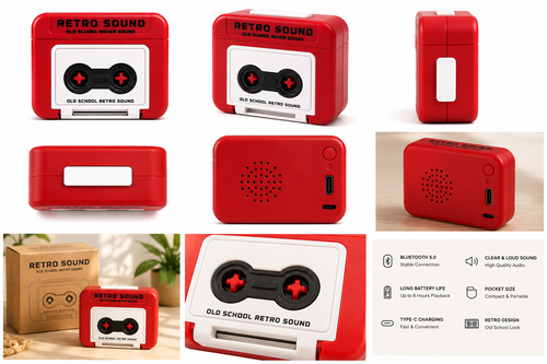 Retro Bluetooth Speaker