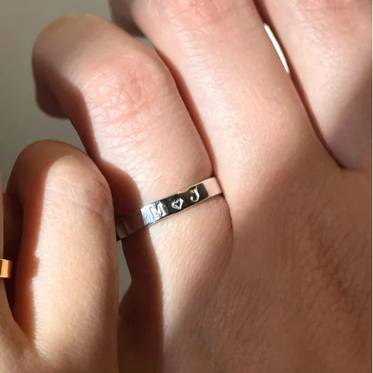 Initial promise ring