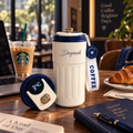 Personalised Insulated Coffee Mug – 420 ML | Custom Name Travel Mug