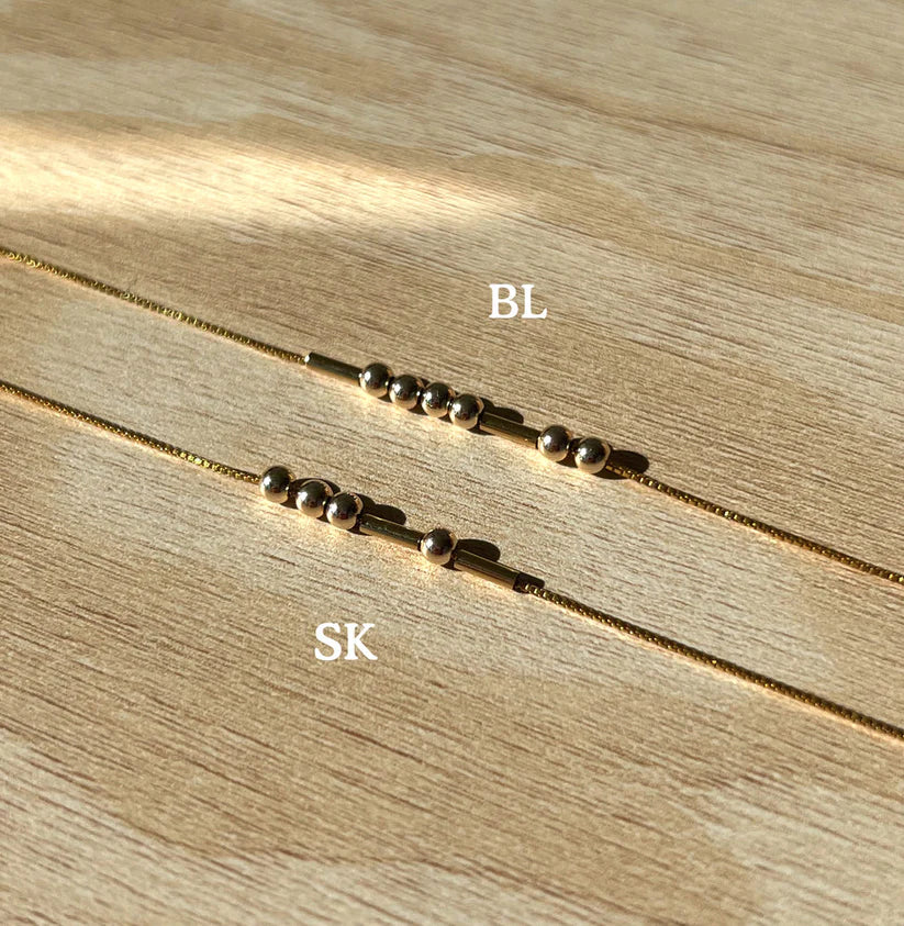 Unisex Morse Code Bracelet Pair