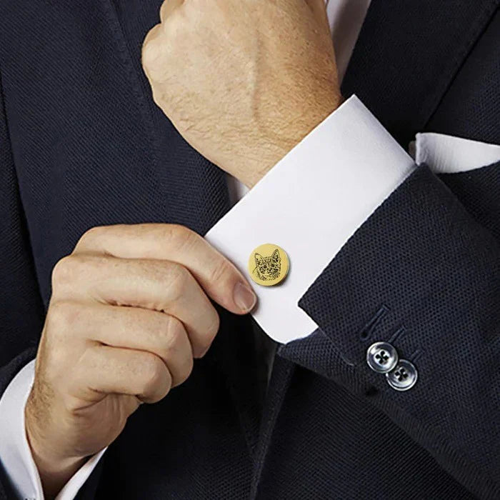 Personalized Pet Photo Cufflinks