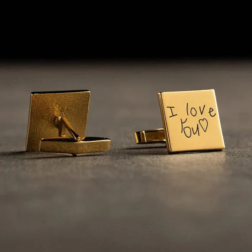 Engraved Handwriting Cufflinks