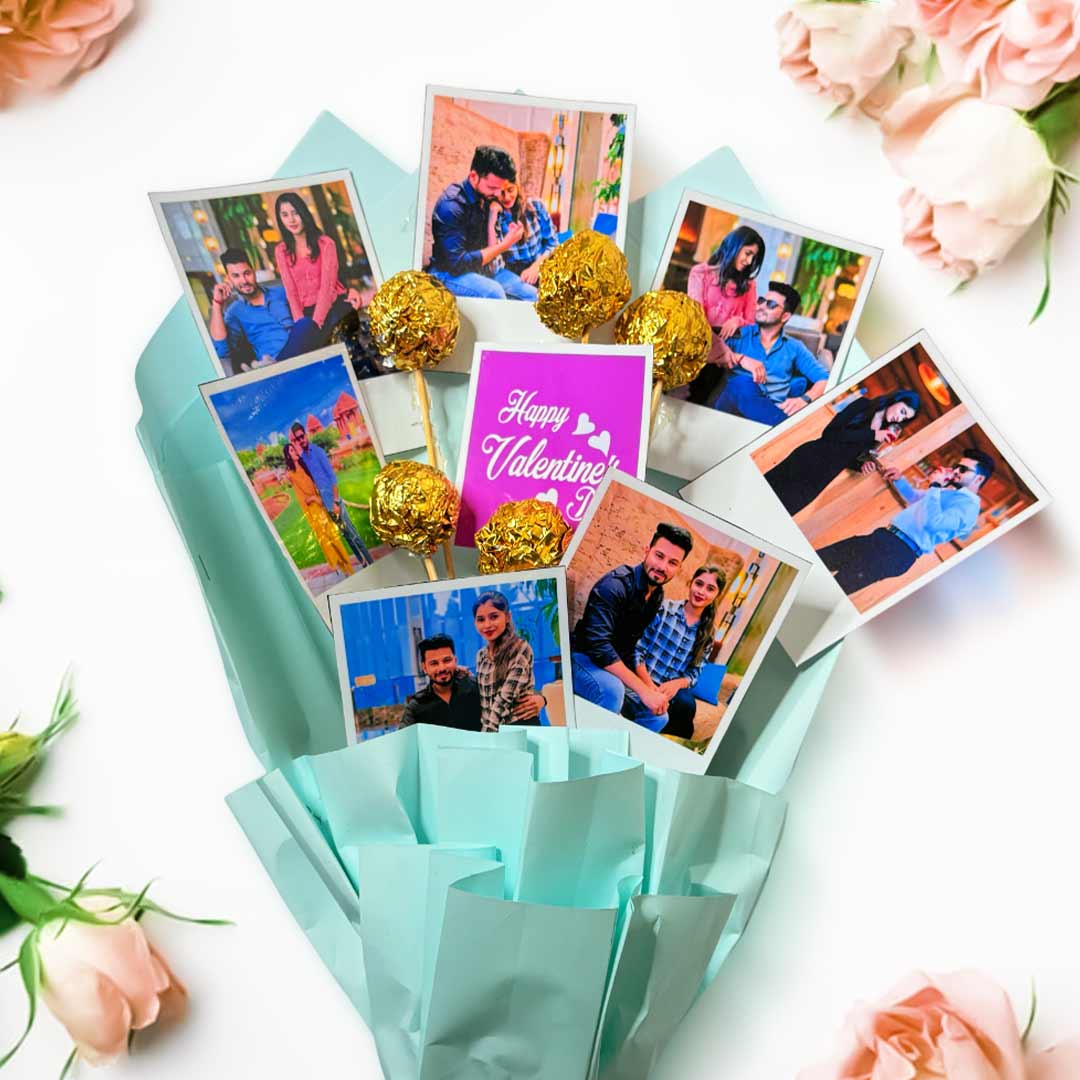 Customize Polaroid Photo Bouquet - A memorable Gift