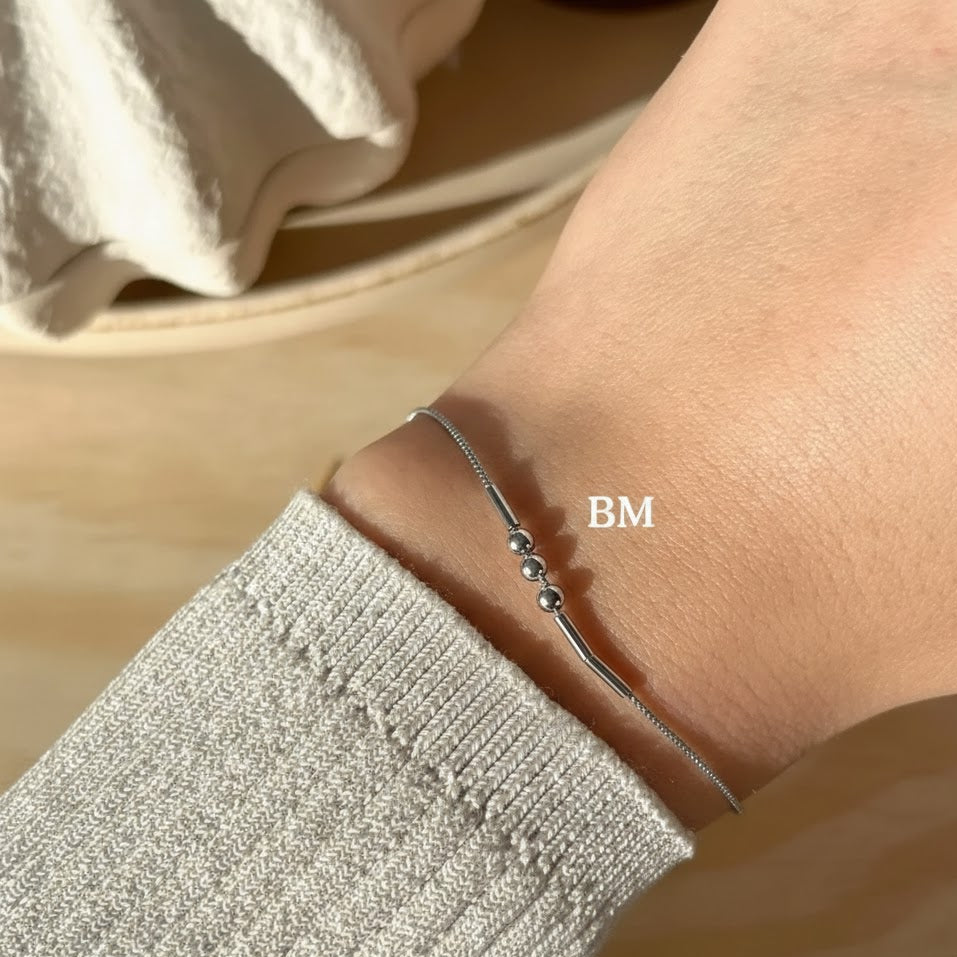 Custom Morse Code Bracelet