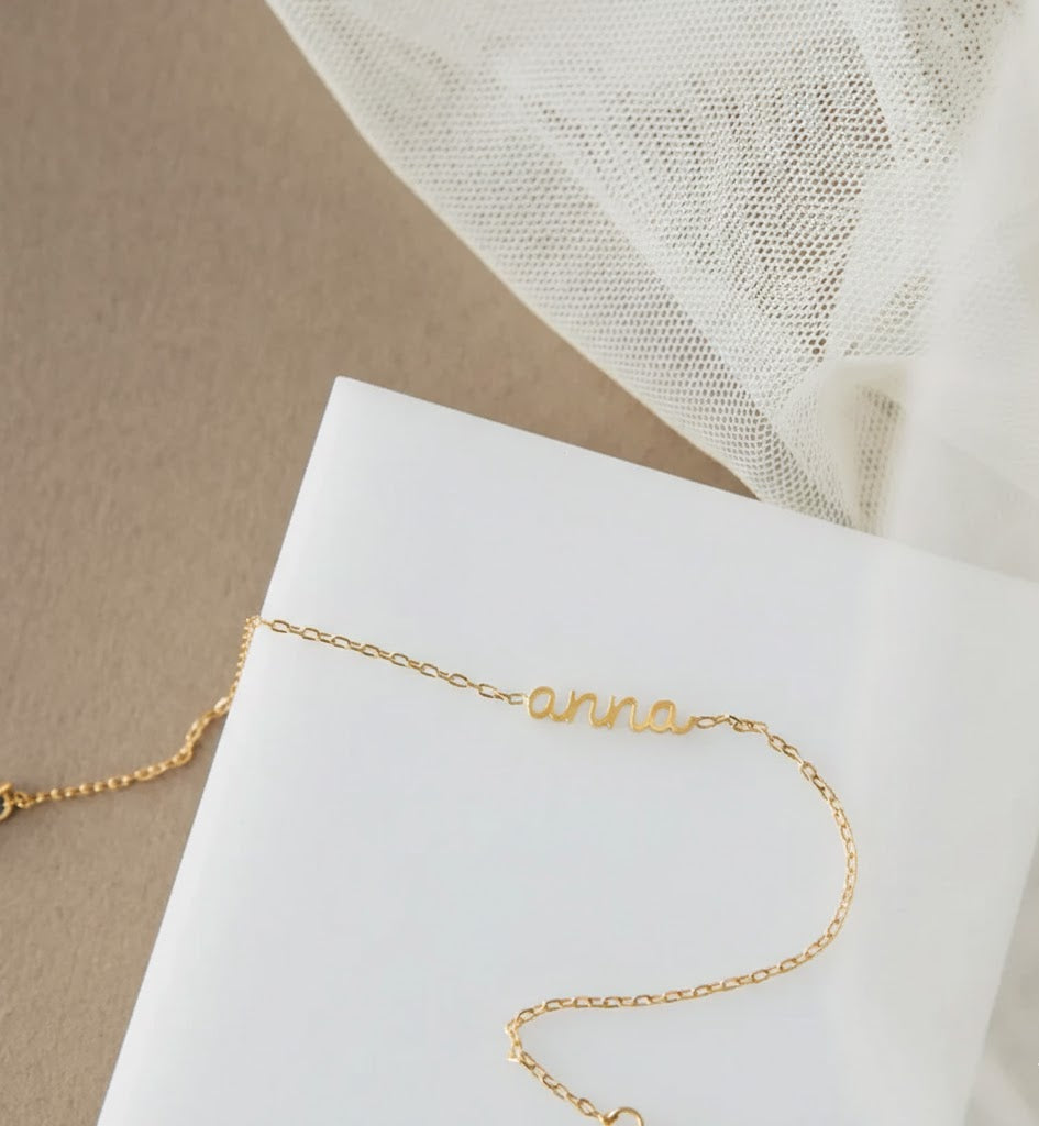 Dainty Layering Name Bracelet